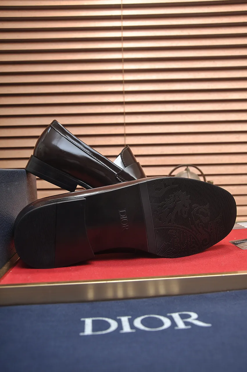 Men's shoes 💰580💶[Dior] (water-dyed cowhide lining) Dior original 1:1 high-quality factory, imported original materials, imported raw cowhide, water-dyed cowhide lining, original TPU outsole, code number: 39-44 (45 customized)